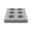 Milbank U2856-X-KK 4 Terminal Ringless Large Closing Plate Horn Bypass 6 Position 6-125 Ampere Main Breaker Provision