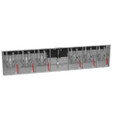 Milbank U2756-X-5T9 5 Terminal Ringless Large Closing Plate Lever Bypass 6 Position 5th Terminal 9 Oclock Position