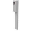 Milbank U5136-O-200S-5T 5 Terminal Ringless Plain Top Horn Bypass 1-200 Ampere Main Breaker Single Pedestal Direct Bury