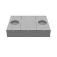 Milbank U2872-XT-5T9-K3 5 Terminal Ringless 2 Large Closing Plates Lever Bypass 2 Position 5th Terminal 9 Oclock Position Single Connector 4-600kcmil