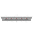 Milbank U3495-XL-HSP 4 Terminal Ringless Small Closing Plate 5 Position Stainless Steel Hasp