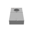 Milbank U5168-XTL-100-KK-BLG 4 Terminal Ringless 2 Small Closing Plates 1-100 Ampere Main Breaker 10 Branch Circuit Horn Bypass 7-8 In Barrel Lock With Bracket Provision