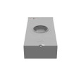 Milbank U3949-X-HSP 5 Terminal Ringless Large Closing Plate Lever Bypass Stainless Steel Hasp