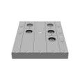 Milbank U4375-XT-5T9 5 Terminal Ringless 2 Large Closing Plate Lever Bypass 5 Position 5-200 Ampere Main Breaker Provision 5th Terminal 9 Oclock Position