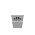 Milbank U5100-XL-10GR 4 Terminal Ring Type Small Closing Plate 520GR Surface Mount