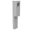 Milbank U5138-O 4 Terminal Ringless Plain Top Horn Bypass 1-main Breaker Provision Single Pedestal Pad Mount