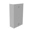 Milbank U4769-O 32in-54in-14in Painted Steel No Knockouts Lift Off Front Hasp Wood Back Panel Installed