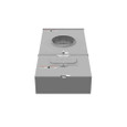 Milbank U3771-XL-100 7 Terminal Ringless Small Closing Lever Bypass 1-100 Ampere Main Breaker