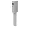 Milbank U5702-O-200S 4 Terminal Ringless Plain Top Lever Bypass 2-200 Ampere Main Breaker Double Pedestal Direct Bury