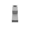 Milbank U4093N-O 4 Terminal Ringless Plain Top 1-main Breaker Provision Single Pedestal Direct Bury Main Breaker