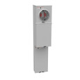 Milbank U4093N-O 4 Terminal Ringless Plain Top 1-main Breaker Provision Single Pedestal Direct Bury Main Breaker