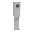 Milbank U5139-O-200S 4 Terminal Ring Type Plain Top Horn Bypass 2-200 Ampere Main Breaker Double Pedestal Pad Mount