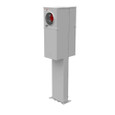 Milbank U5139-O-200S 4 Terminal Ring Type Plain Top Horn Bypass 2-200 Ampere Main Breaker Double Pedestal Pad Mount
