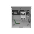 Milbank U4881-O-50GB Unmetered Small Closing Plate Surface Mount 50 Ampere Breaker