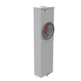Milbank U3574-RL-200 4 Terminal Ring Type Small Hub Open 1-200 Ampere Main Breaker Narrow Shell