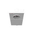 Milbank U5168-XTL-150 4 Terminal Ringless 2 Small Closing Plates 1-150 Ampere Main Breaker 8 Branch Circuit
