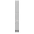 Milbank U5136-O-100S-10GR 4 Terminal Ringless Plain Top Horn Bypass 1-100 Ampere Main Breaker 520GR Single Pedestal Direct Bury