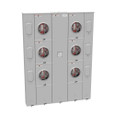 Milbank U4306-X-LIS 5 Terminal Ringless Large Closing Plate Lever Bypass 6 Position 6-200 Ampere Main Breaker Provision Long Island Lighting Company
