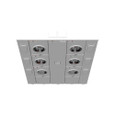Milbank U4306-X-LIS 5 Terminal Ringless Large Closing Plate Lever Bypass 6 Position 6-200 Ampere Main Breaker Provision Long Island Lighting Company