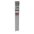 Milbank U5300-O-76GR 4 Terminal Ring Type Plain Top 520GR 520GR 1450 Single Pedestal Direct Bury