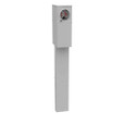Milbank U5137-O-200S-ALT 4 Terminal Ringless Plain Top Horn Bypass 2-200 Ampere Main Breaker Double Pedestal Direct Bury Alliant Energy
