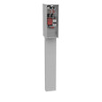 Milbank U5137-O-200S-ALT 4 Terminal Ringless Plain Top Horn Bypass 2-200 Ampere Main Breaker Double Pedestal Direct Bury Alliant Energy