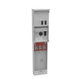 Milbank U5210-XL-41 Unmetered Small Closing Plate TT30 520GR Single Pedestal Pad Mount