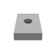 Milbank U4667-X-8031 7 Terminal Bolt-in Large Closing Plate Link Bypass 3-double Connector 6-350kcmil