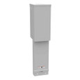 Milbank U5230-XL-75 Unmetered Small Closing Plate 1450 TT30 520GR Double Pedestal Pad Mount