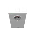 Milbank U5268-XTL-200-KK-BLG 4 Terminal Ringless 2 Small Closing Plate 1-200 Ampere Main Breaker 20 Branch Circuit Horn Bypass 7-8 Barrel Lock With Bracket Provision