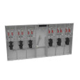 Milbank U5886-X-6/200-KK-K3-DPL 4 Terminal Ringless Large Closing Plate Horn Bypass 6 Position 6-200 Ampere Main Breaker Double Connector 6-350kcmil Delmarva Power And Light