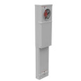 Milbank U5310-O 4 Terminal Ring Type Plain Top Single Pedestal Pad Mount