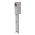 Milbank U5320-O-75GB 4 Terminal Ring Type Plain Top 1450 TT30 520GB Double Pedestal Direct Bury