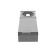 Milbank U5101-RL-76GBGR-KK-5T 5 Terminal Ringless Small Hub Open Horn Bypass 520GR 520GR 1450GB Surface Mount