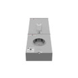 Milbank U5764-X-200-CB 4 Terminal Ringless Large Closing Plate Lever Bypass 1-200 Ampere Main Breaker 480 Volt Cold Sequence
