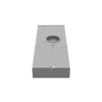 Milbank U5059-X-K3L-ALT 4 Terminal Ringless Large Closing Plate 2-main Breaker Provision Single Connector Locking 4-600kcmil Alliant Energy