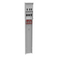 Milbank U5200-XL-332 Unmetered Small Closing Plate 520GR TT30 TT30 Single Pedestal Direct Bury Pedestal