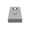 Milbank U5844-PXL-125 4 Terminal Ringless Small Closing Plate Pack Inside Meter Socket 1-125 Ampere Main Breaker