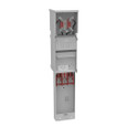 Milbank U5330-O 4 Terminal Ring Type Plain Top Double Pedestal Pad Mount