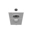Milbank U5844-PXL-200 4 Terminal Ringless Small Closing Plate Pack Inside Meter Socket 1-200 Ampere Main Breaker