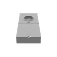Milbank U6281-XL-100 4 Terminal Ringless Small Closing Plate Lever Bypass 1-100 Ampere Main Breaker 10 Branch Circuit