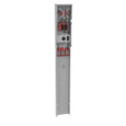 Milbank U5300-O-41 4 Terminal Ring Type Plain Top TT30 520GR Single Pedestal Direct Bury