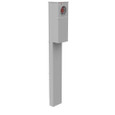 Milbank U5240-O-200P 4 Terminal Ring Type Plain Top 1-200 Ampere Main Breaker Single Pedestal Direct Bury Parallel Wired 40 Block