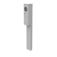 Milbank U5701-O-100S-5T6 5 Terminal Ringless Plain Top Lever Bypass 1-100 Ampere Main Breaker 5th Terminal 6 Oclock Position Single Pedestal Direct Bury