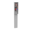 Milbank U5701-O-100S-5T6 5 Terminal Ringless Plain Top Lever Bypass 1-100 Ampere Main Breaker 5th Terminal 6 Oclock Position Single Pedestal Direct Bury