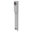Milbank U5300-O-55 4 Terminal Ring Type Plain Top 1450 520GR Single Pedestal Direct Bury