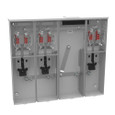 Milbank U5883-X-KK 4 Terminal Ringless Large Closing Plate Horn Bypass 3 Position 3-200 Ampere Main Breaker Provision 22k Ampere Interrupting Capacity