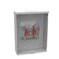 Milbank U7040-XL-TG-IL 4 Terminal Ringless Small Closing Plate Triplex Ground 7-16 In Knockouts Lock Provision