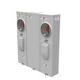 Milbank U5902-X-KK-K1-PED-CECHA 4 Terminal Ringless Large Closing Plate Horn Bypass 2 Position 2-125 Ampere Main Breaker Provision Single Connector 6-350kcmil Pedestal Mount Provision Horizontal Commonwealth Edison Chicago Housing Authority