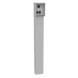 Milbank U5952-O-41 4 Terminal Ring Type Plain Top TT30 520GR Single Pedestal Direct Bury Voyager